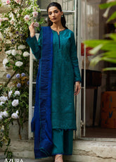 Lumiere By Gulaal Embroidered Lawn 3 Piece Unstitched Suit GL25L D-04 AZURA